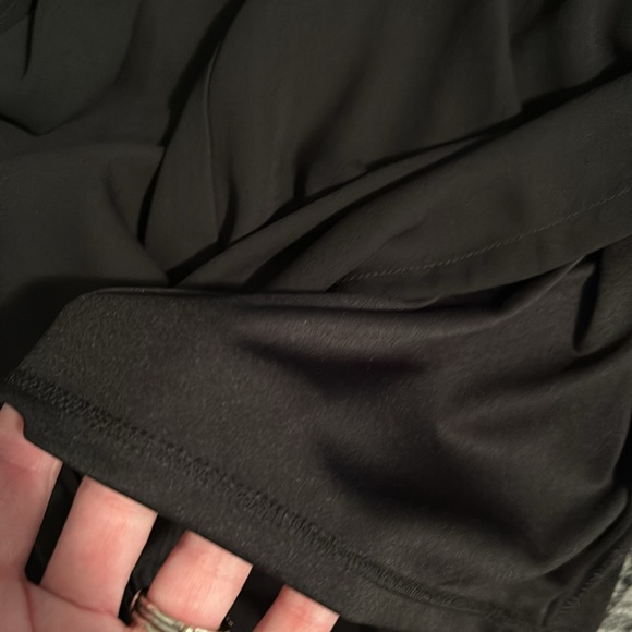 🖤NWT Express Portafino Black Sleeveless Romper Shorts Tie Waist - Picture 14 of 16